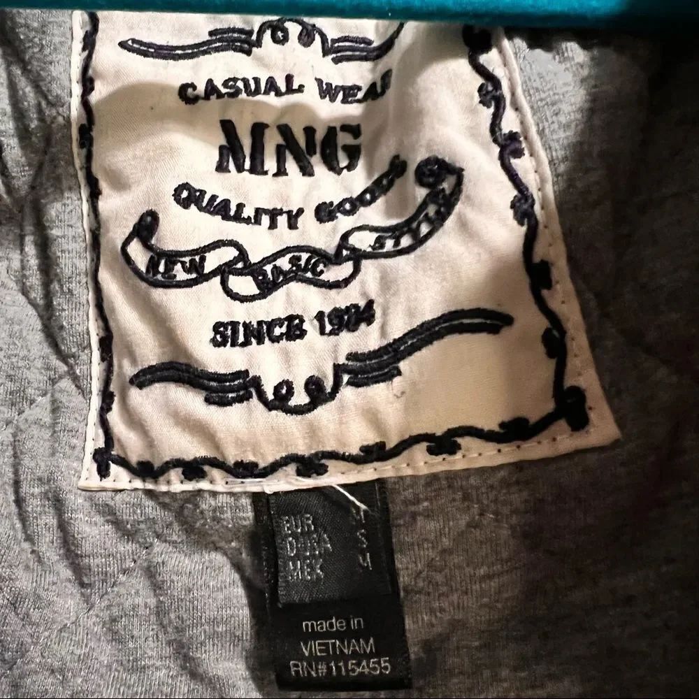 Mango Navy Jacket | Size Small | MNG - Picture 4 of 6